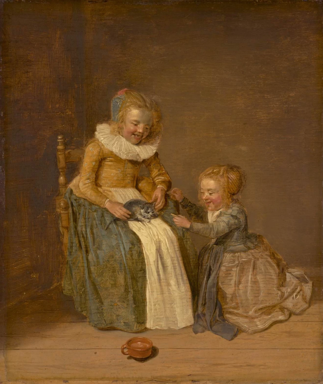 Bambini con un gatto - The Clark Art Institute, Williamstown
